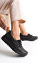 Genuine Leather Full Orthopedic Special Sole Lightweight Design Poly Sole Mother Shoes - 2
