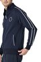 Men's Tracksuit Set, with Pockets, Front Zipper, Ribbed Sleeves, Cotton & Lycra
