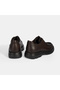 Men's Brown Lace-Up Leather Classic Shoes - 8