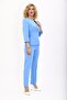 Zero Collar Plain Short Jacket & Skinny Leg Pants-Sky Blue - 1015510 - 2