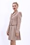 Men's Collared Drape Sleeve Short Jacket - Stone - 1057100 - 3