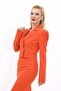 Men's Collared Drape Sleeve Short Jacket-Orange - 1057100 - 3