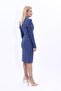 Shirt Collar Short Jacket & Plain Tight Skirt - Indigo - 1057540 - 2