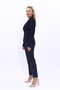 Single Button Classic Jacket & Slim Fit Trousers - Navy Blue - 1044510 - 2