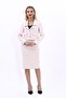 Shirt Collar Short Jacket & Plain Tight Skirt - Beige - 1055540 - 5