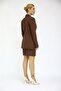 Men's Collared Blazer Jacket & Slit Straight Slim Skirt - Chestnut - 1034502 - 4