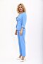 Zero Collar Plain Short Jacket & Skinny Leg Pants-Sky Blue - 1015510 - 4