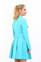 Shirt Collar Short Jacket-Turquoise - 1055100 - 4