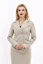 Shirt Collar Kuruvaze Short Jacket-Bamboo - 1059100 - 4