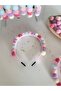 Glittery Pom Pom Detailed Girl's Crown Hair Clip Quantity - 4