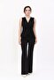 Classic Vest & Spanish Flare Pants Set - Black - 1510530