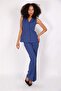 Long Classic Vest & Spanish Flare Pants Set - Indigo - 1516530 - 7