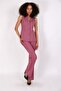 Long Classic Vest & Spanish Flare Pants Set-Rose - 1516530 - 8