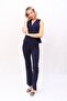 Classic Vest & Spanish-Cut Trousers Set - Navy Blue - 1510530 - 8