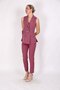 Belted Classic Vest & Trousers Set - Rose - 1521510 - 5