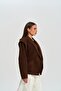 Bronte Shoulder Detail Brown Blazer - 4