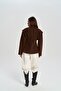 Bronte Shoulder Detail Brown Blazer - 5