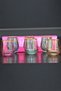 6 Separate Colored Lustered Coffee Side Glasses - Liquor - 6 Pieces - 95Cc - 2
