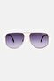Men 207881RHL599O Rectangular Sunglasses, Gold