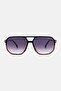 Men 206726WR7599K Aviator Sunglasses, Black