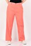 Women Cropped Fit Solid Chino Pants, Old Rose