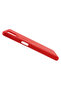 Hard TPU silicone case for Samsung Galaxy M22, Microfiber interior, Red - 4