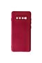 Silicone case for Samsung Galaxy S10+ Plus, Microfiber, Ultra Safe Camera, Cherry