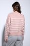 Pink Striped Knitwear Sweater - 4