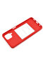 Hard TPU silicone case for Samsung Galaxy M22, Microfiber interior, Red - 3
