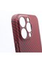 Polycarbonate Case for Apple Iphone 14 Pro Max, Carbon Fiber, Red - 6
