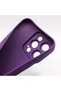 Husa de silicon pentru Apple iPhone 15 Plus, Protectie camera, Fine Touch, Smooth feeling, Violet - 5