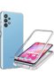 Case and screen protector for Samsung Galaxy A32 5G, TPU/PC, Transparent