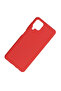 Hard TPU silicone case for Samsung Galaxy M22, Microfiber interior, Red - 5