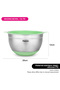 3-Liter Mixing Bowl Stainless Steel 3LTR - 2