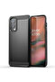 Θήκη σιλικόνης για Oneplus Nord 2 5G, Carbon, Optim Solution, μαύρη