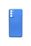 Silicone case for Samsung Galaxy S20 FE, Microfiber, Blue