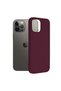 Husa Protectie Double Structure pentru iPhone 12 Pro Max, Microfibra, Visiniu Mat