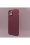 Husa din silicon pentru Iphone 14 Plus Interior Microfibra, Protectie Camera, Visiniu - 4