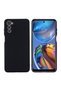Husa din silicon pentru Motorola Moto E32 / E32S, Microfibra, Protectie Camera, Negru