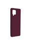 Double Structure Protective Case for Samsung Galaxy A42 5G, Microfiber, Matte Burgundy - 2