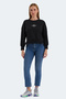 Vital Women's Crop Black Sweatshirt - 7