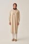 Stone-Eyelet Hooded Pocketed Lycra Long Sweatshirt - 2