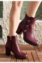 Karla Short Boots with Accessory Button Detail - 2