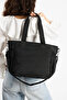 Women's Large Size Long Strap Parachute Fabric Hand & Shoulder Bag - Daily College - 3