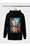 Stil-X London Printed Unisex Hooded Sweatshirt