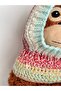 Baby Kids Hand Knitted Knitted Neck Collar Beanie Balaklava Blue Red White Mixed - 3