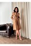 Women's Belted Double-Breasted Midi Trench Coat - 2