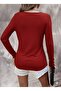 Women's Long Sleeve V-Neck Camisole Blouse, Stylish and Comfortable Design - 3