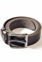 Men's Leather Brown Belt 4.5 cm 100% Genuine Leather Sports Thick Jeans Belt - 3