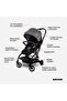 Bueno 360 - Baby Stroller With A 360° Rotating Seat, 5-Point Harness, Automatic Folding, B - 2